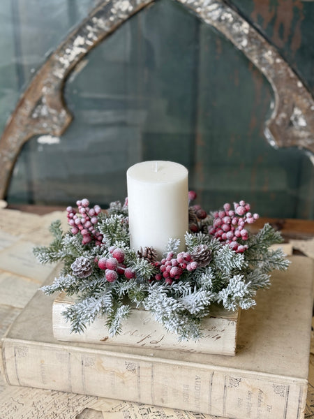 Snowspell Fir Candle Ring | 10 | NOT CURRENTLY IN STOCK-New For Holiday 2026!