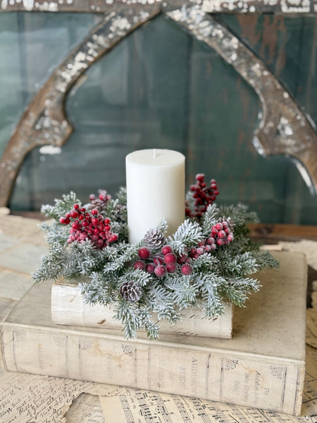 Snowspell Fir Candle Ring | 10 | NOT CURRENTLY IN STOCK-New For Holiday 2026!