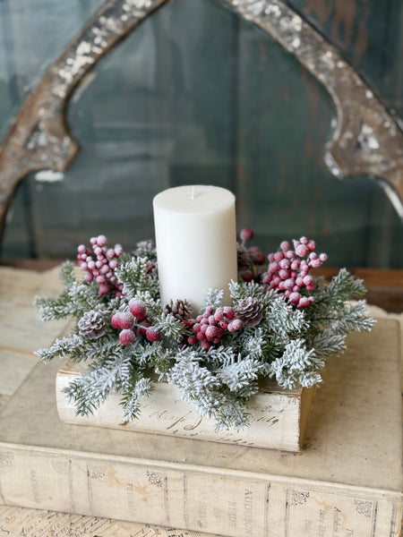 Snowspell Fir Candle Ring | 10 | NOT CURRENTLY IN STOCK-New For Holiday 2026!