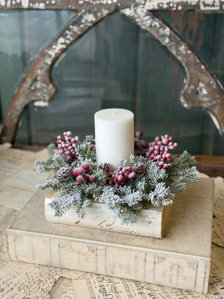 Snowspell Fir Candle Ring | 10 | NOT CURRENTLY IN STOCK-New For Holiday 2026!