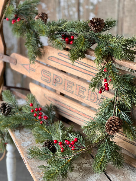 Pepper Berry Spruce Garland | 6' | SOLD OUT