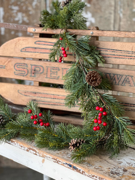Pepper Berry Spruce Garland | 6' | SOLD OUT