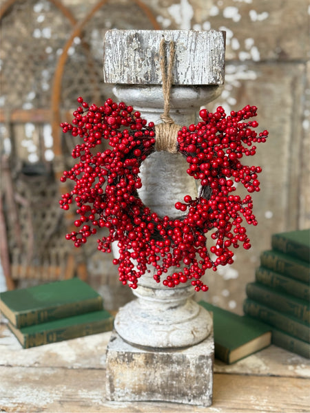 Winter Berry Hanging Wreath | 8" | NOT CURRENTLY IN STOCK-New For Holiday 2026!