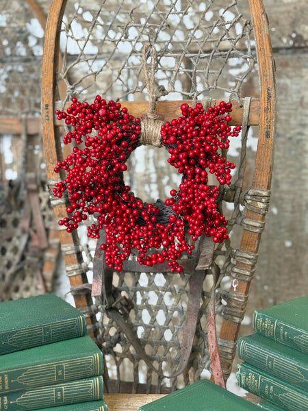 Winter Berry Hanging Wreath | 8" | NOT CURRENTLY IN STOCK-New For Holiday 2026!