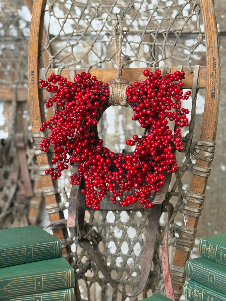 Winter Berry Hanging Wreath | 8" | NOT CURRENTLY IN STOCK-New For Holiday 2026!