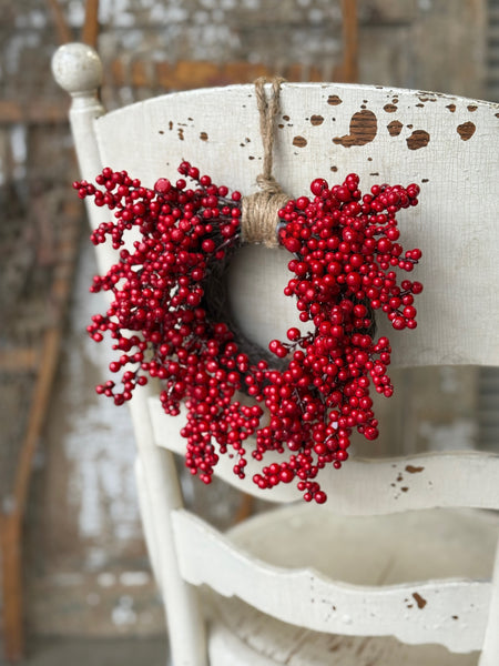 Winter Berry Hanging Wreath | 8" | NOT CURRENTLY IN STOCK-New For Holiday 2026!