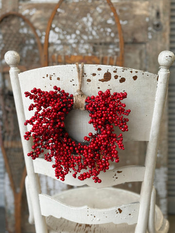 Winter Berry Hanging Wreath | 8" | NOT CURRENTLY IN STOCK-New For Holiday 2026!