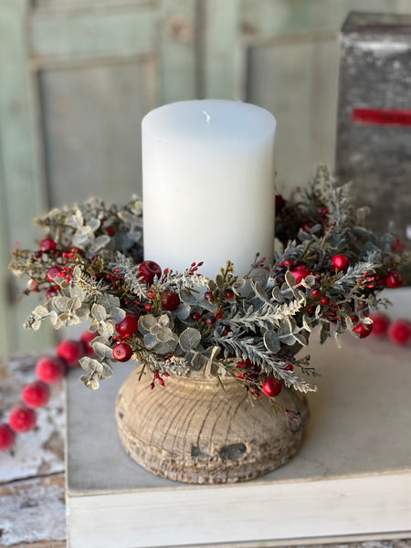 Cashel Berry Eucalyptus Candle Ring | 10" | SOLD OUT