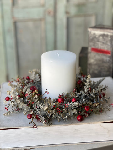 Cashel Berry Eucalyptus Candle Ring | 10" | SOLD OUT