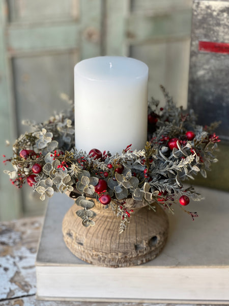 Cashel Berry Eucalyptus Candle Ring | 10" | SOLD OUT