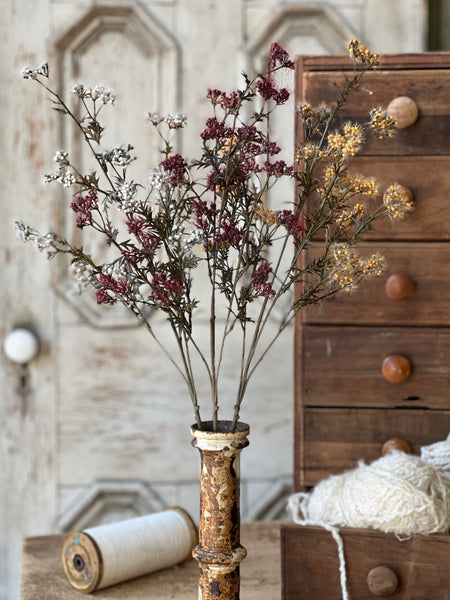 Boucle Berry Spray | 28" | Merlot