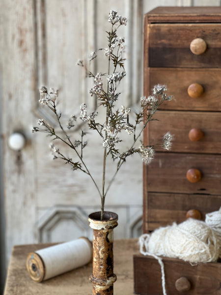 Boucle Berry Spray | 28" | Cream