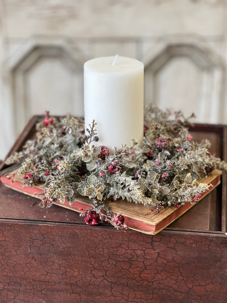 Icy Cashel Berry Candle Ring | 9" | SOLD OUT