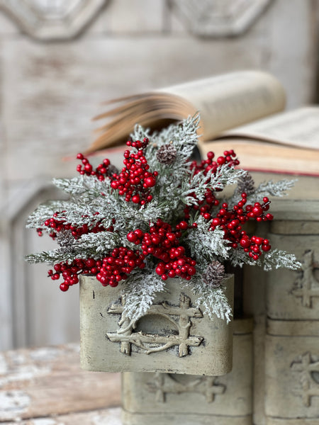 Winterberry Charm Half Sphere | 10" | SOLD OUT