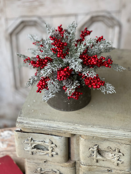 Winterberry Charm Half Sphere | 10" | SOLD OUT