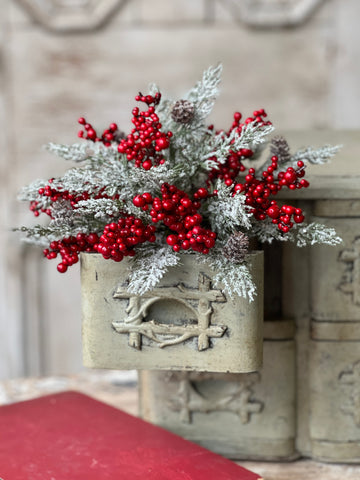 Winterberry Charm Half Sphere | 10" | SOLD OUT