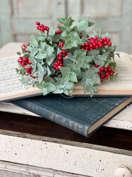 Yuletide Eucalyptus Half Sphere | 10" | SOLD OUT