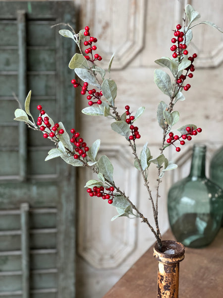 Rosiland Berry Spray | 32"