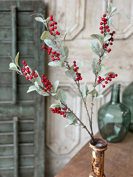 Rosiland Berry Spray | 32"