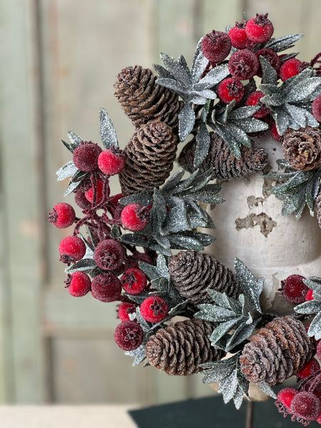 Sugar Laurel Candle Ring | 11" | Limited Stock - Last 30pcs!