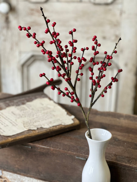 Clipper Berry Spray | 26" | Red | SOLD OUT