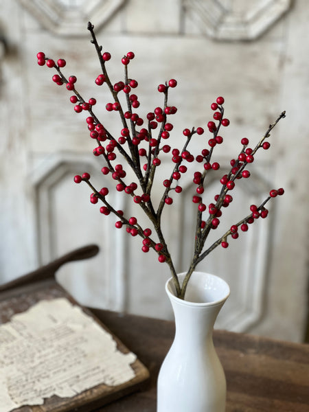 Clipper Berry Spray | 26" | Red | SOLD OUT