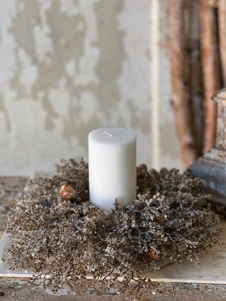 First Flurry Leaves Candle Ring | 13" | SOLD OUT