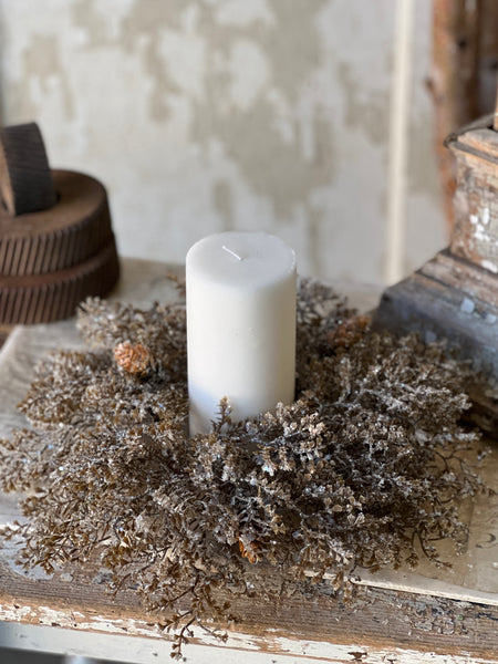 First Flurry Leaves Candle Ring | 13" | SOLD OUT