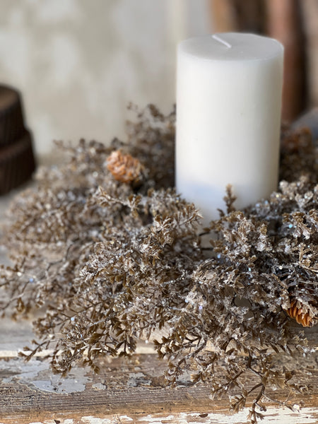 First Flurry Leaves Candle Ring | 13" | SOLD OUT