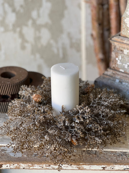 First Flurry Leaves Candle Ring | 13" | SOLD OUT