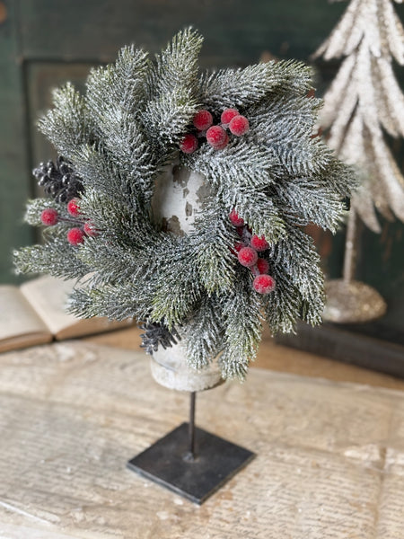 Frostwhisper Fir Candle Ring | 10” | NOT CURRENTLY IN STOCK-New For Holiday 2026!