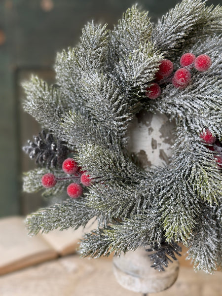 Frostwhisper Fir Candle Ring | 10” | NOT CURRENTLY IN STOCK-New For Holiday 2026!