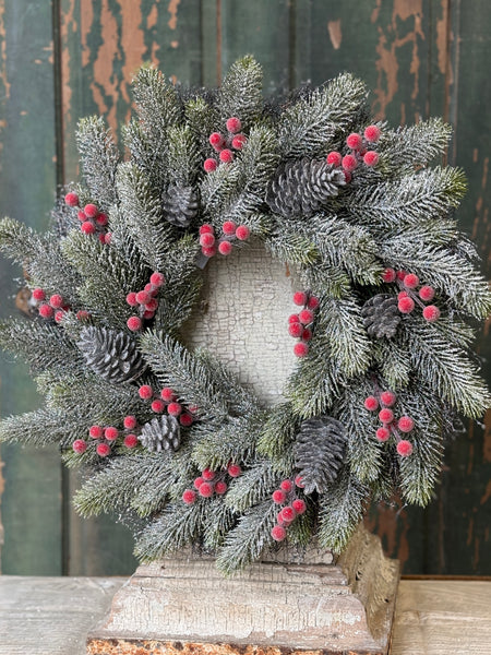 Frostwhisper Fir Wreath | 23" | NOT CURRENTLY IN STOCK-New For Holiday 2026!