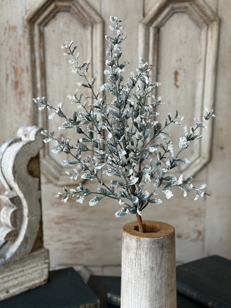 Snowy Brookwood Spray | 28" | NOT CURRENTLY IN STOCK-New For Holiday 2026!