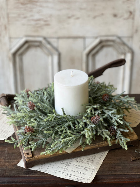 Wind Chill Juniper Candle Ring | 16" | SOLD OUT