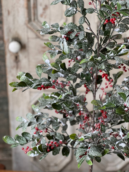 Holly Jolly Greens Tree | 40"