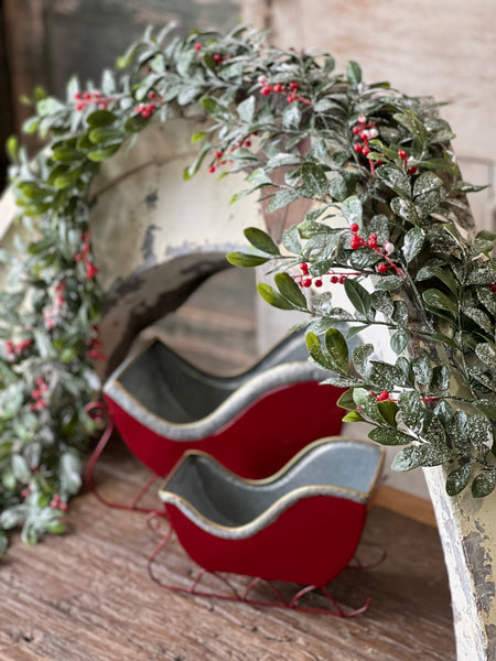 Holly Jolly Greens Garland | 6' | Limited Stock - Last 16pcs!  (Will be discontinued for Holiday 2026)