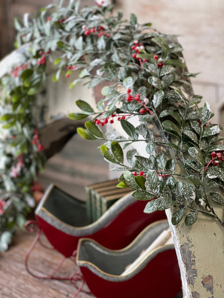 Holly Jolly Greens Garland | 6' | Limited Stock - Last 16pcs!  (Will be discontinued for Holiday 2026)