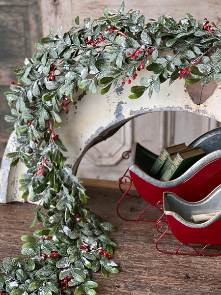 Holly Jolly Greens Garland | 6' | Limited Stock - Last 16pcs!  (Will be discontinued for Holiday 2026)