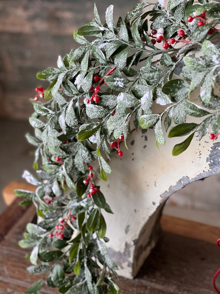 Holly Jolly Greens Garland | 6' | Limited Stock - Last 16pcs!  (Will be discontinued for Holiday 2026)