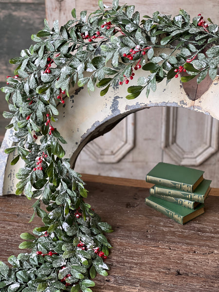 Holly Jolly Greens Garland | 6' | Limited Stock - Last 16pcs!  (Will be discontinued for Holiday 2026)