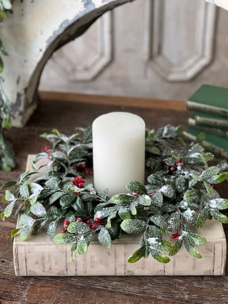 Holly Jolly Greens Wreath | 19" | Limited Stock - Last 36pcs!