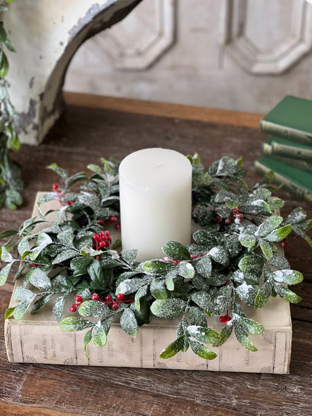 Holly Jolly Greens Wreath | 19" | Limited Stock - Last 36pcs!