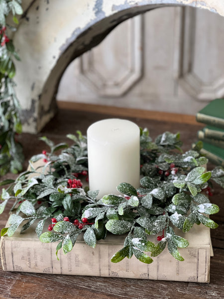 Holly Jolly Greens Wreath | 19" | Limited Stock - Last 36pcs!
