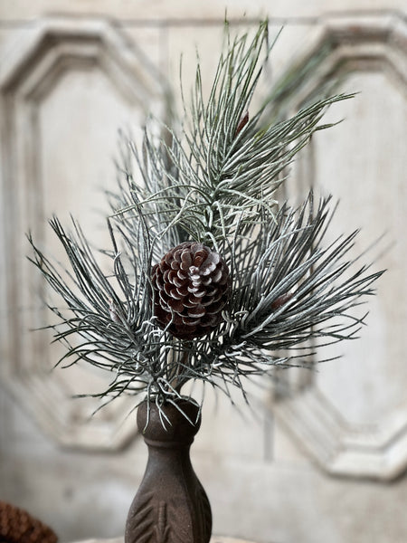Frosted Emperor Pine Pick | 14"