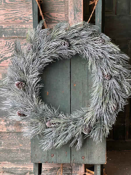 Frosted Emperor Pine Wreath | 36"