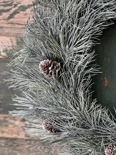 Frosted Emperor Pine Wreath | 36"