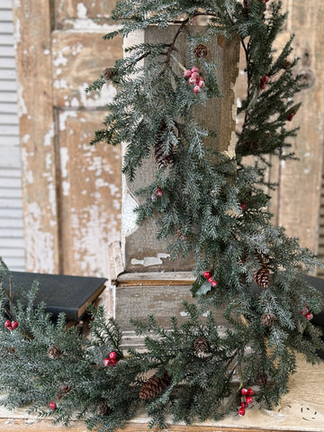 Holly Crested Fir Garland | 6' | NOT CURRENTLY IN STOCK-New For Holiday 2026!