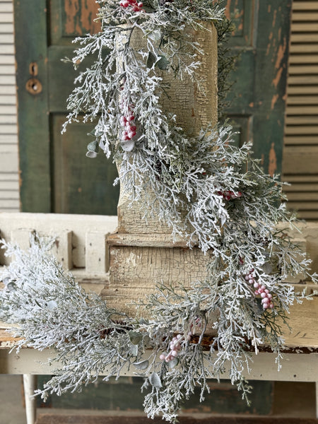 Winter Song Cedar Garland | 6' | NOT CURRENTLY IN STOCK-New For Holiday 2026!