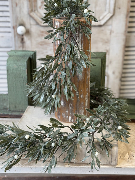 Winter Court Mistletoe Garland | 6' | NOT CURRENTLY IN STOCK-New For Holiday 2026!